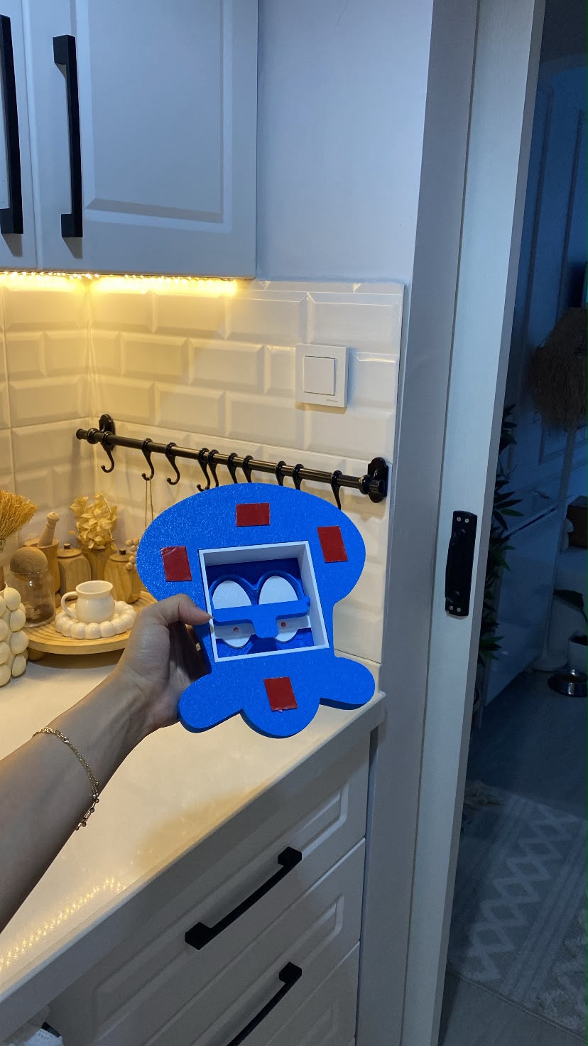 Switchmood™ Squidward Göz Aç/Kapa Eğlenceli Dekorasyon